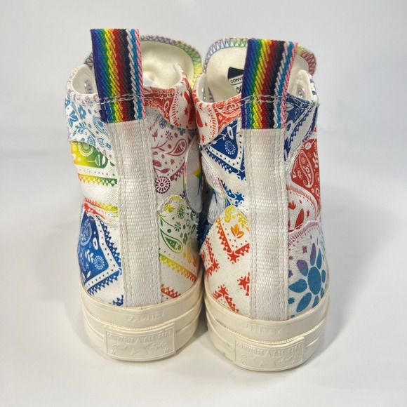 Converse‎ Chuck Taylor Pride Bandana Family Unity Hi Tops Mens 9.5 / Womens 11.5 - Picture 11 of 14